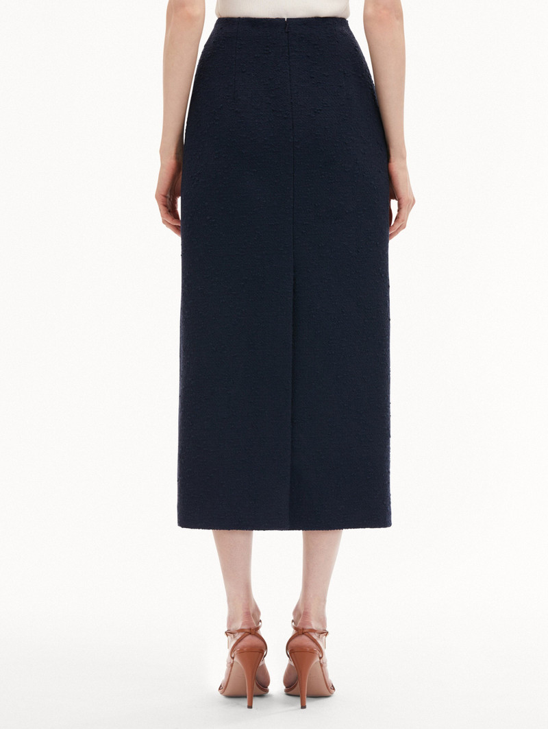 ORCHID EMBROIDERED TWEED SKIRT 3