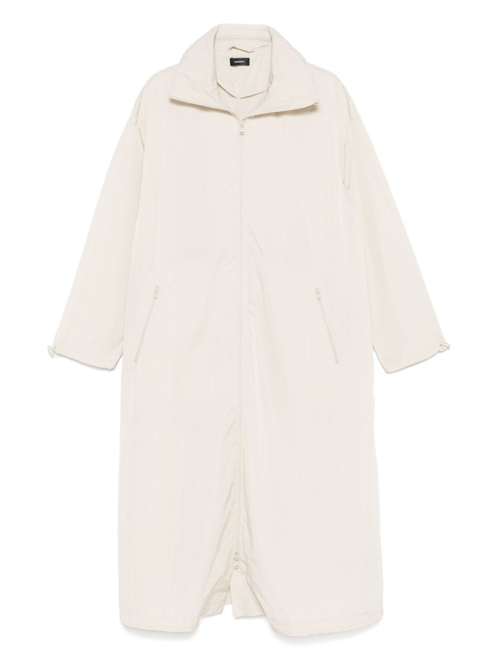 spread-collar raincoat - 1