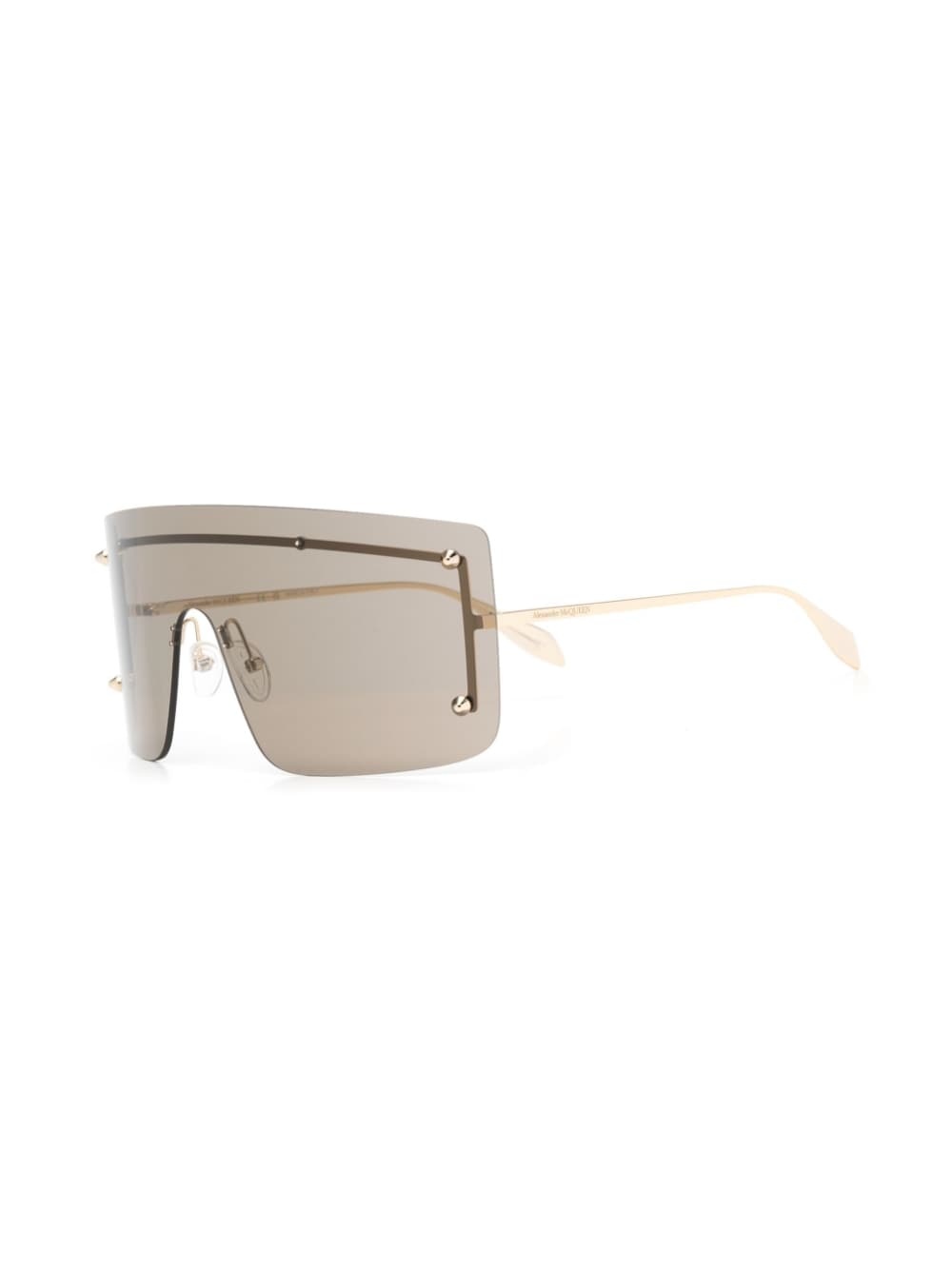 mask-style frame sunglasses - 2