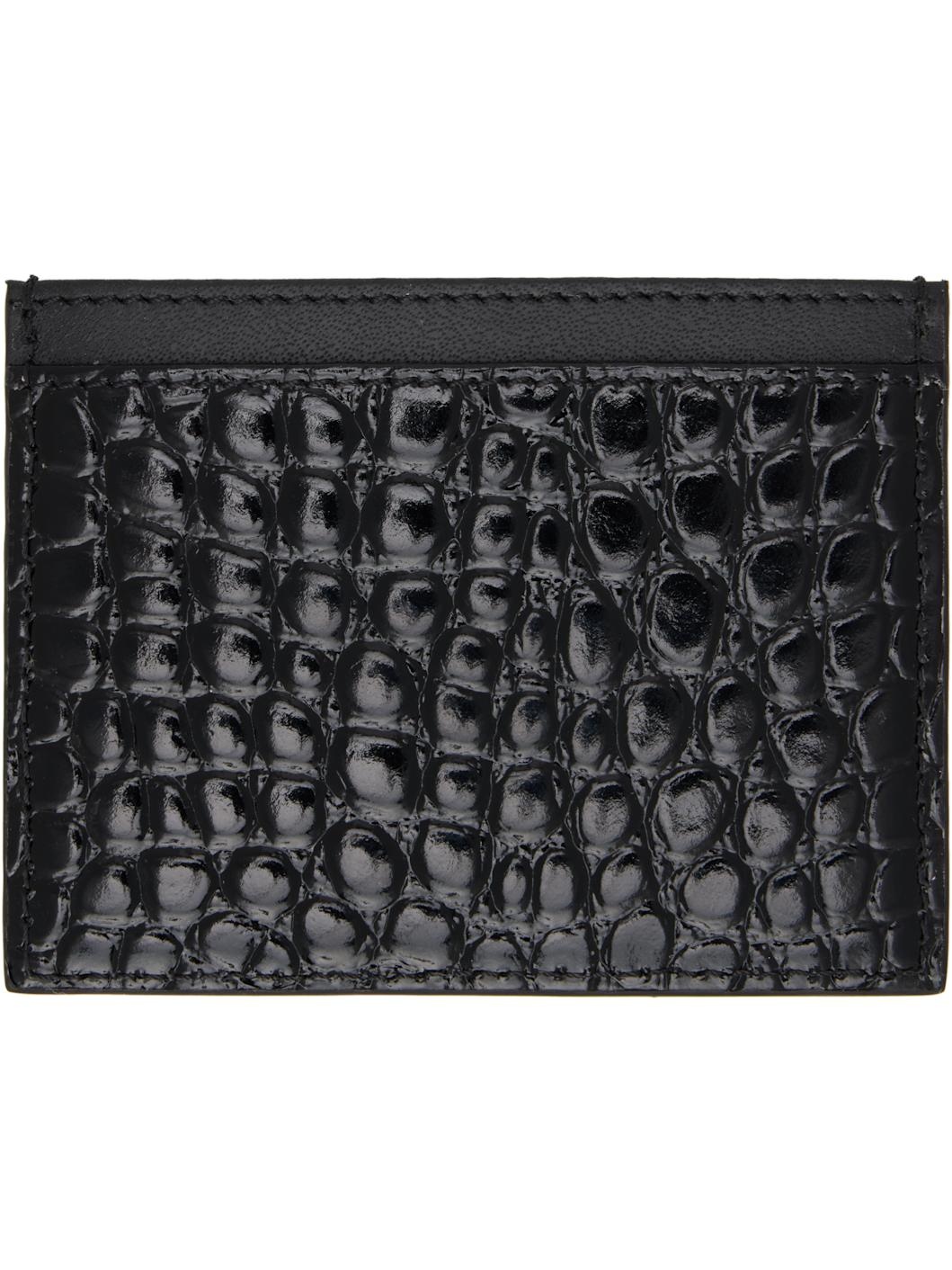 Black Flat Card Holder - 2