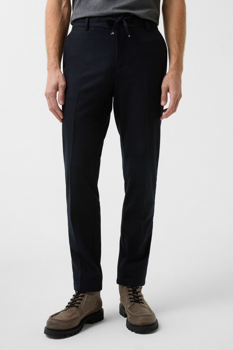 Riley Wool blend pants in Navy blue 1