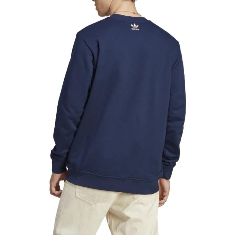 adidas Graphics Archive Crew Sweatshirt 'Blue' IC5769 - 3