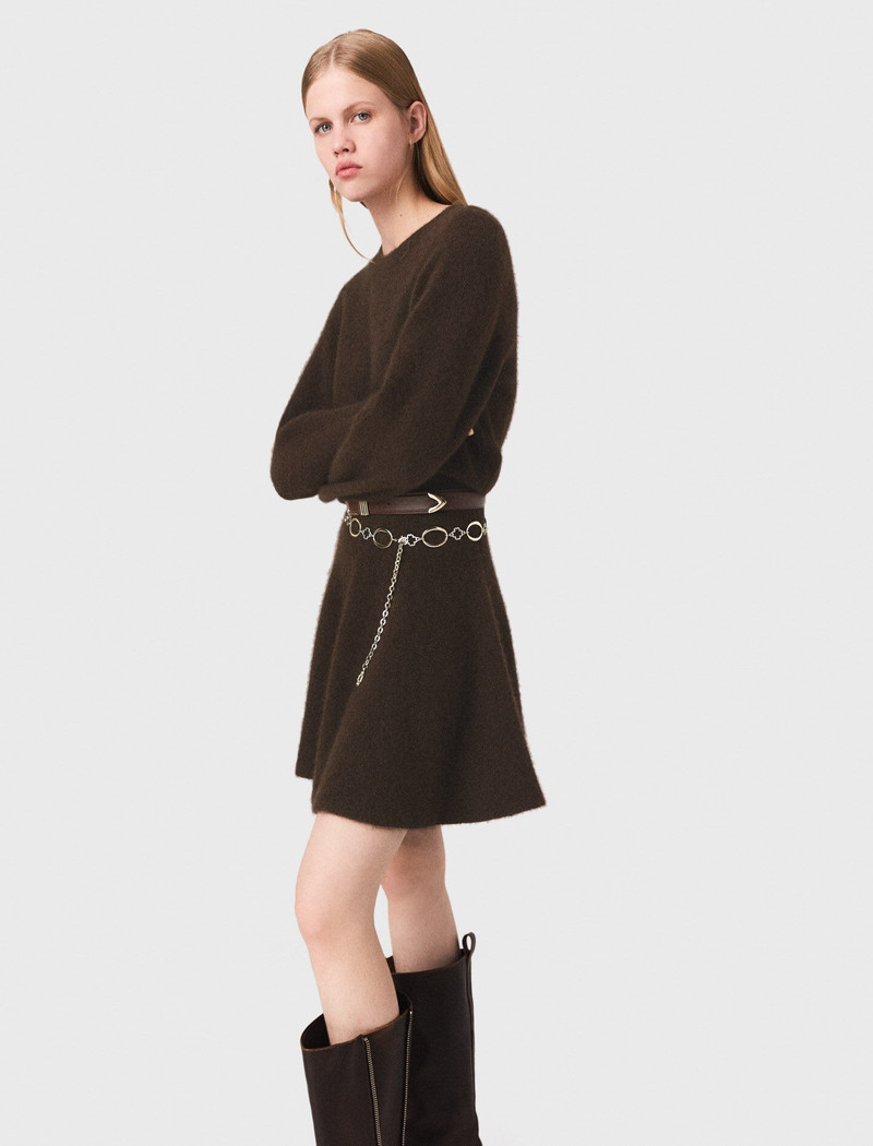 Mini yak blend dress 6