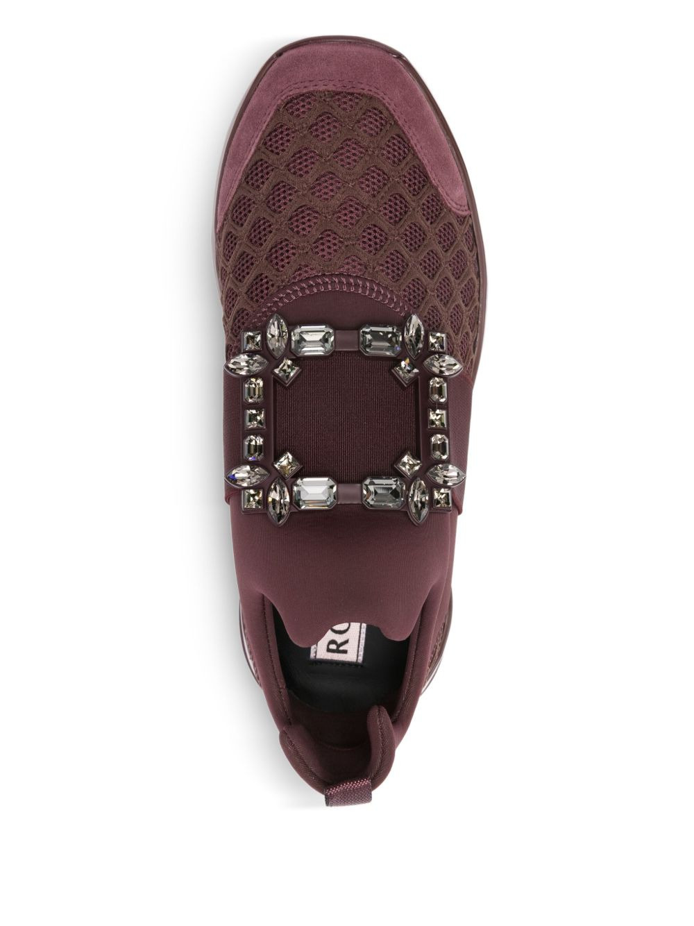 crystal-embellished sneakers - 4