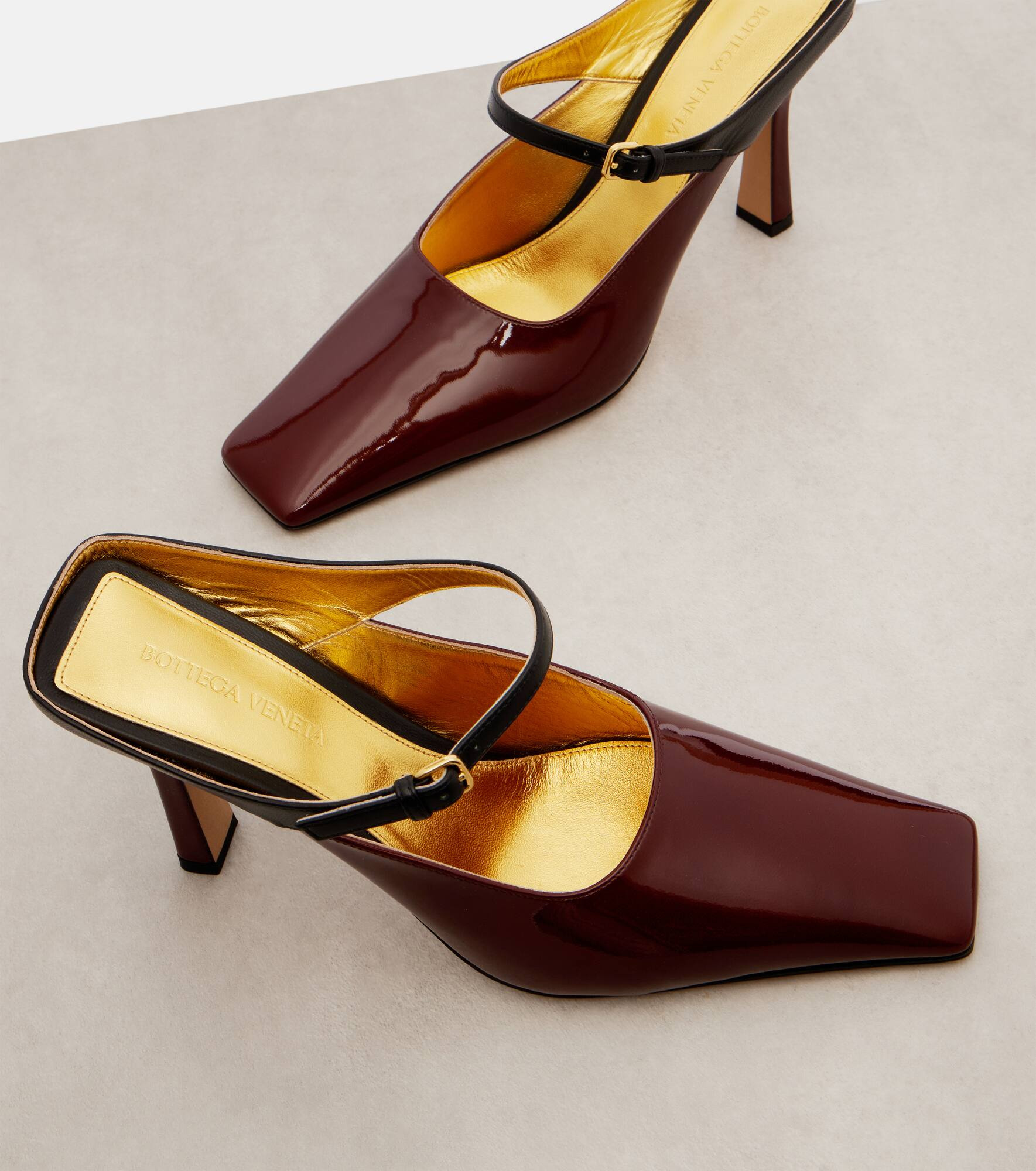 Strappy 95 patent leather Mary Jane pumps - 5