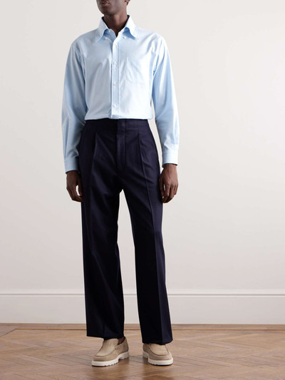 Loro Piana Button-Down Collar Cotton Oxford Shirt outlook