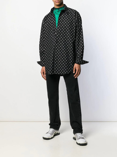 BALENCIAGA polka dot shirt outlook