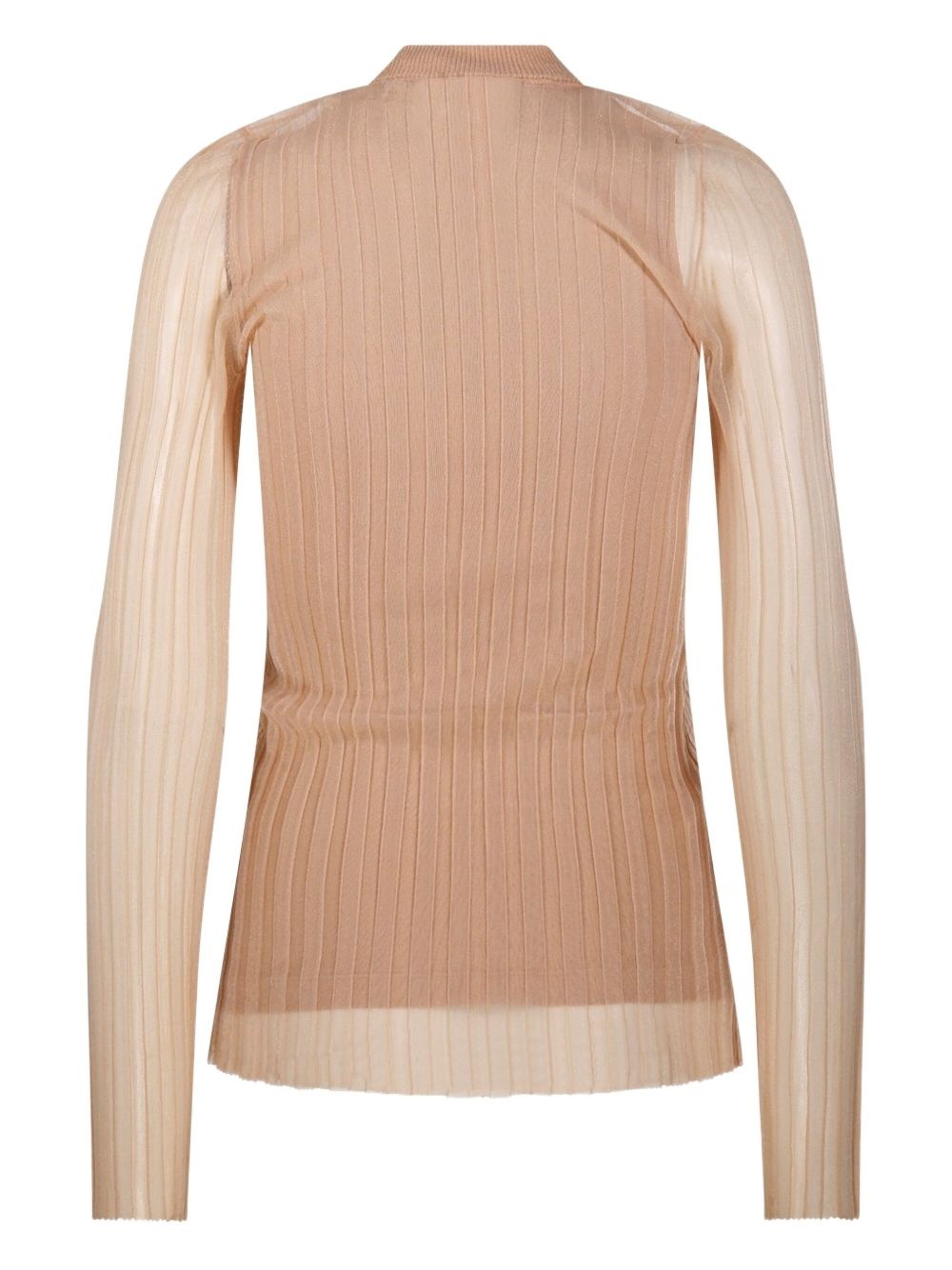 ribbed long-sleeve sweater - 2