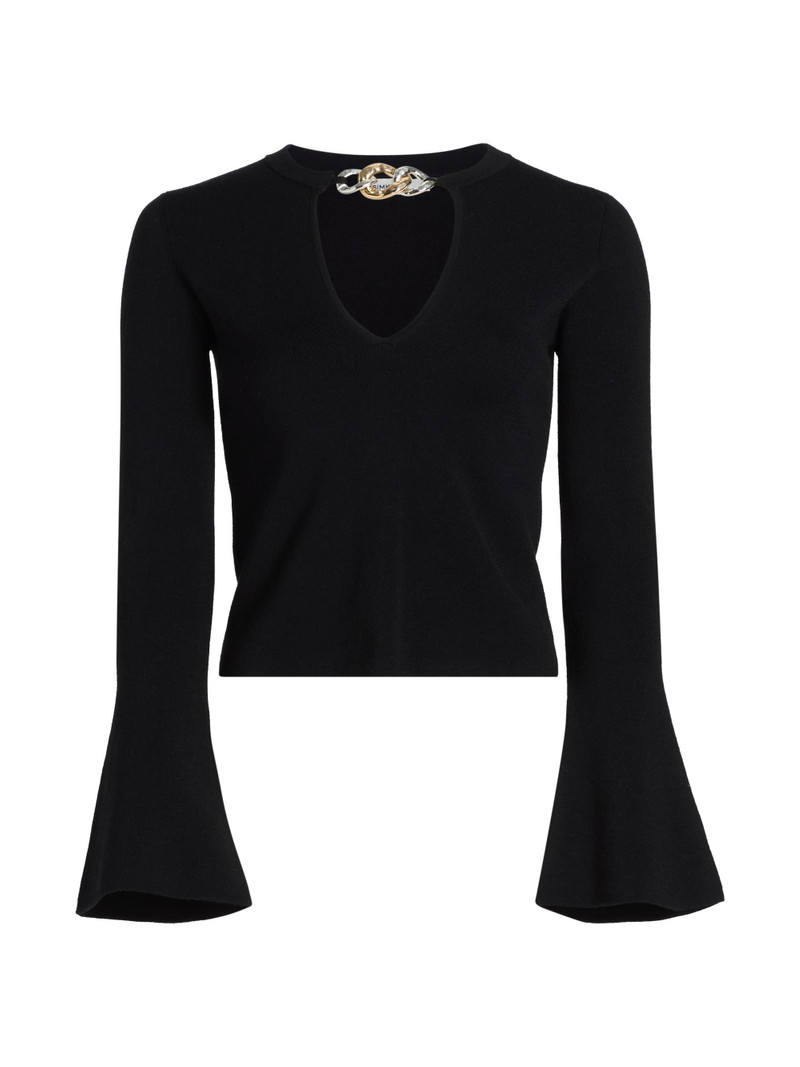 Women's Evren Wool Sweater - Black 1