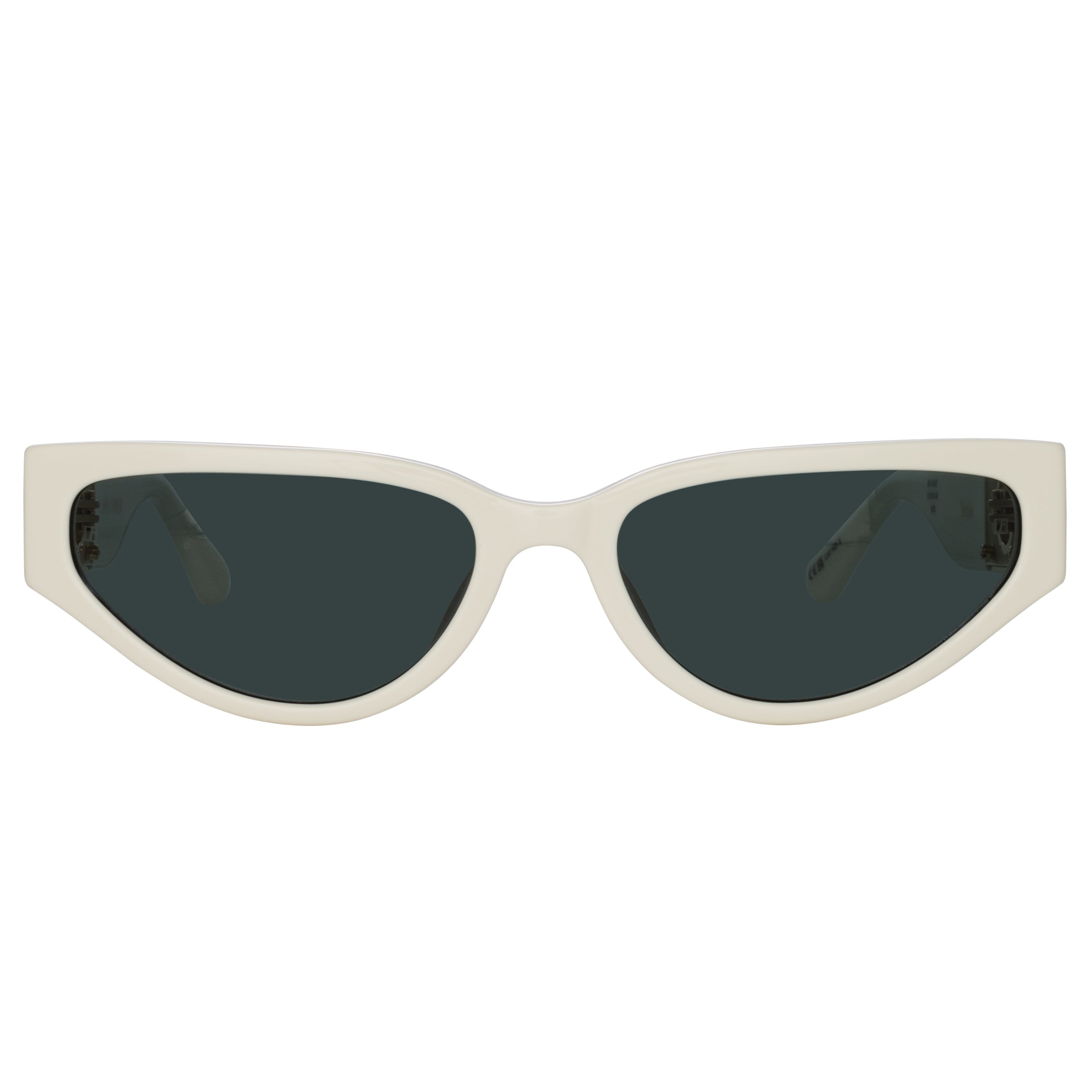 TOMIE CAT EYE SUNGLASSES IN WHITE - 1