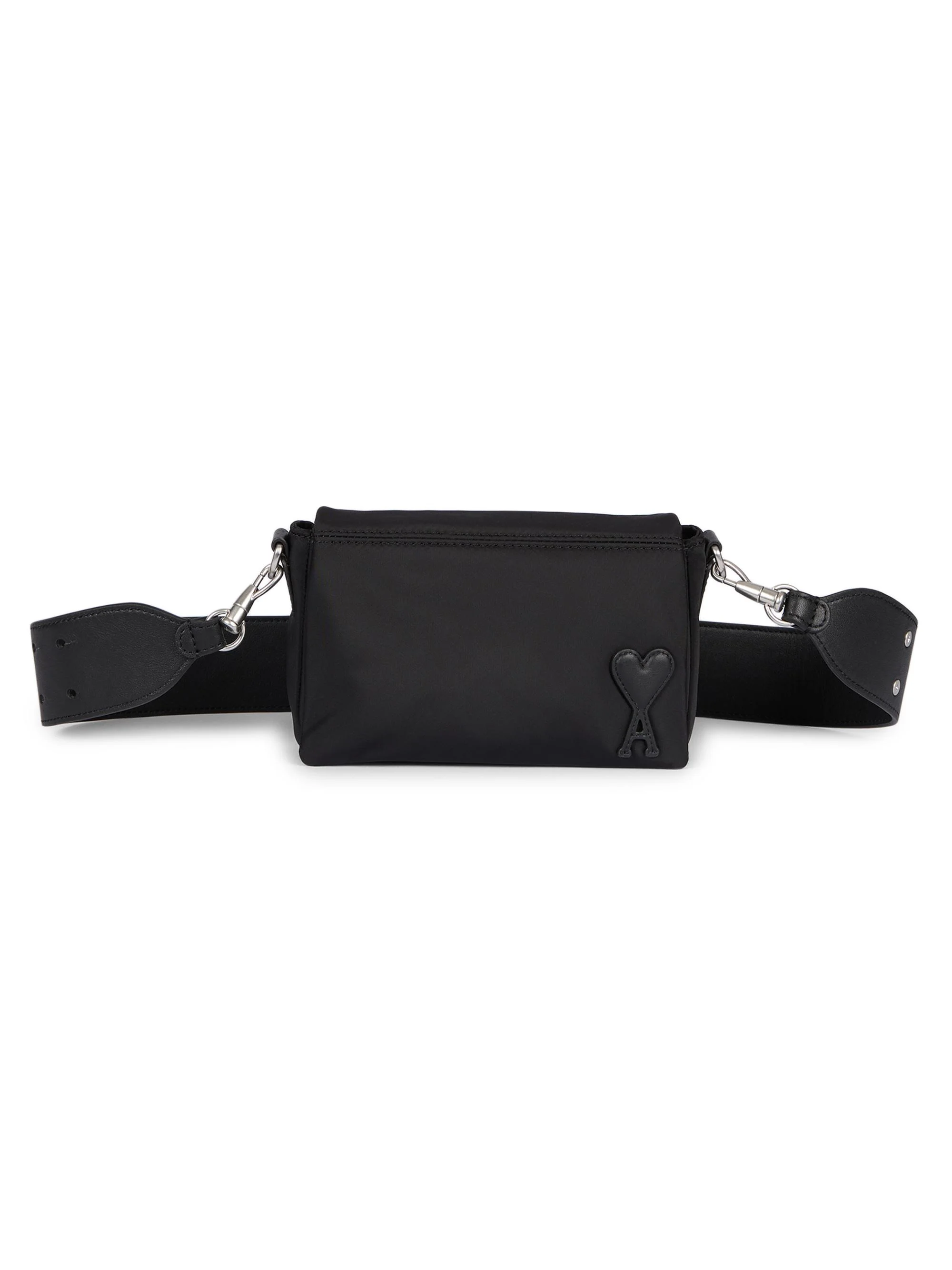 Men's Logo Crossbody Bag - Black - 1