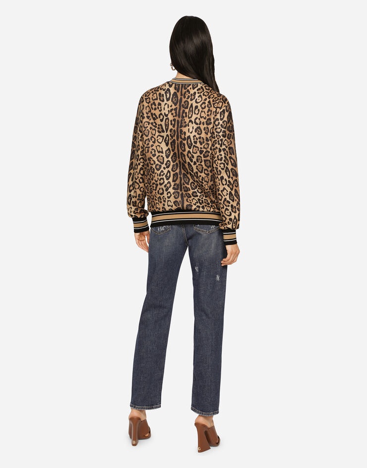 Leopard-print jersey sweatshirt - 5