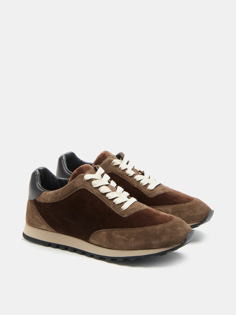 LE MONDE BÉRYL Slim Runner / Date Brown Velvet outlook