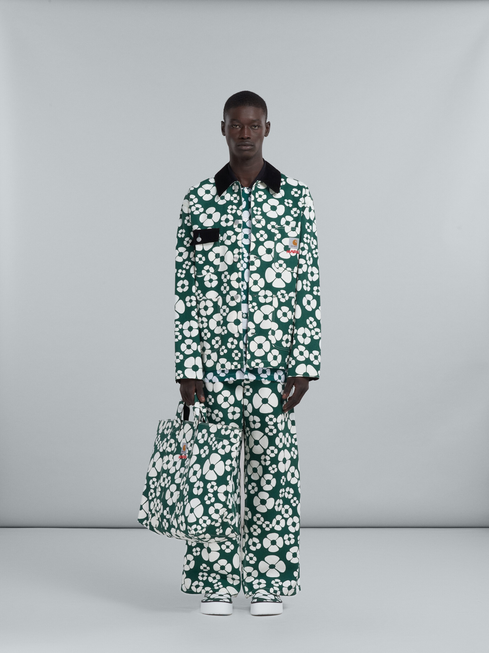 MARNI X CARHARTT WIP - GREEN SHOPPER - 2
