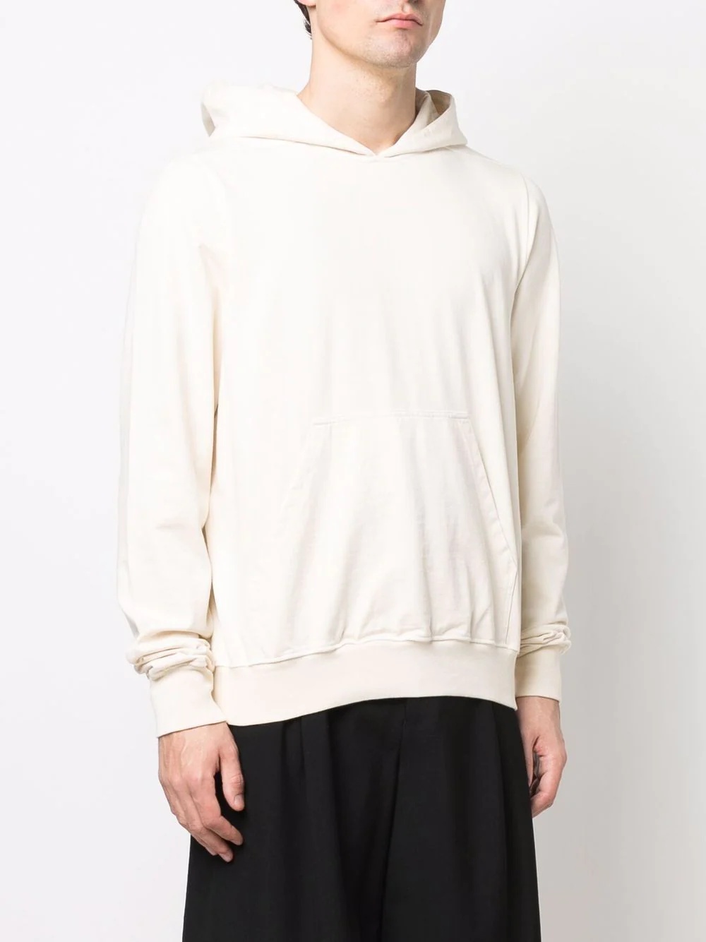 relaxed rear drawstring hoodie - 3