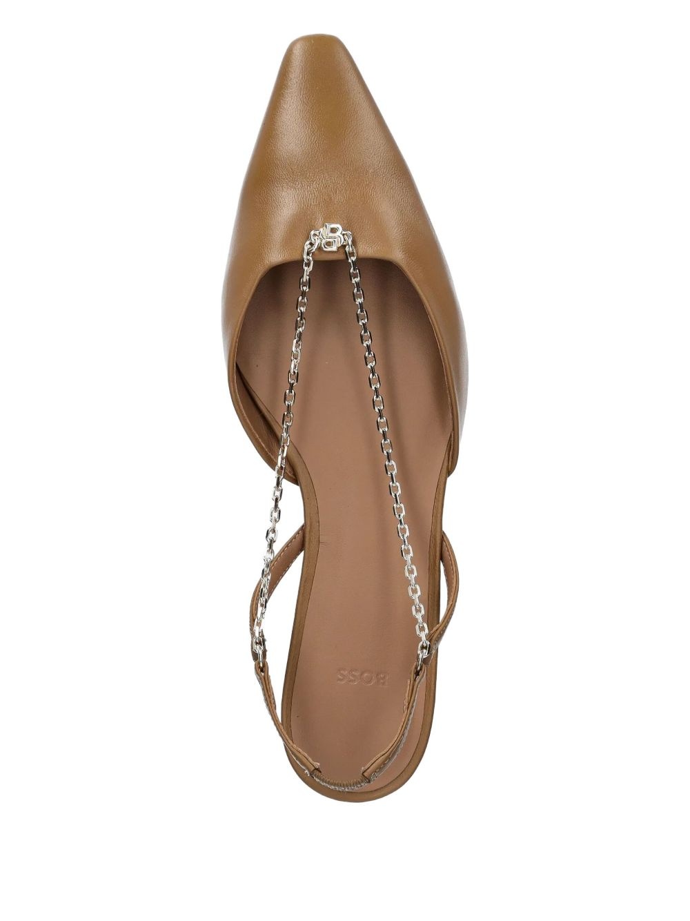 leather ballerina shoes - 4
