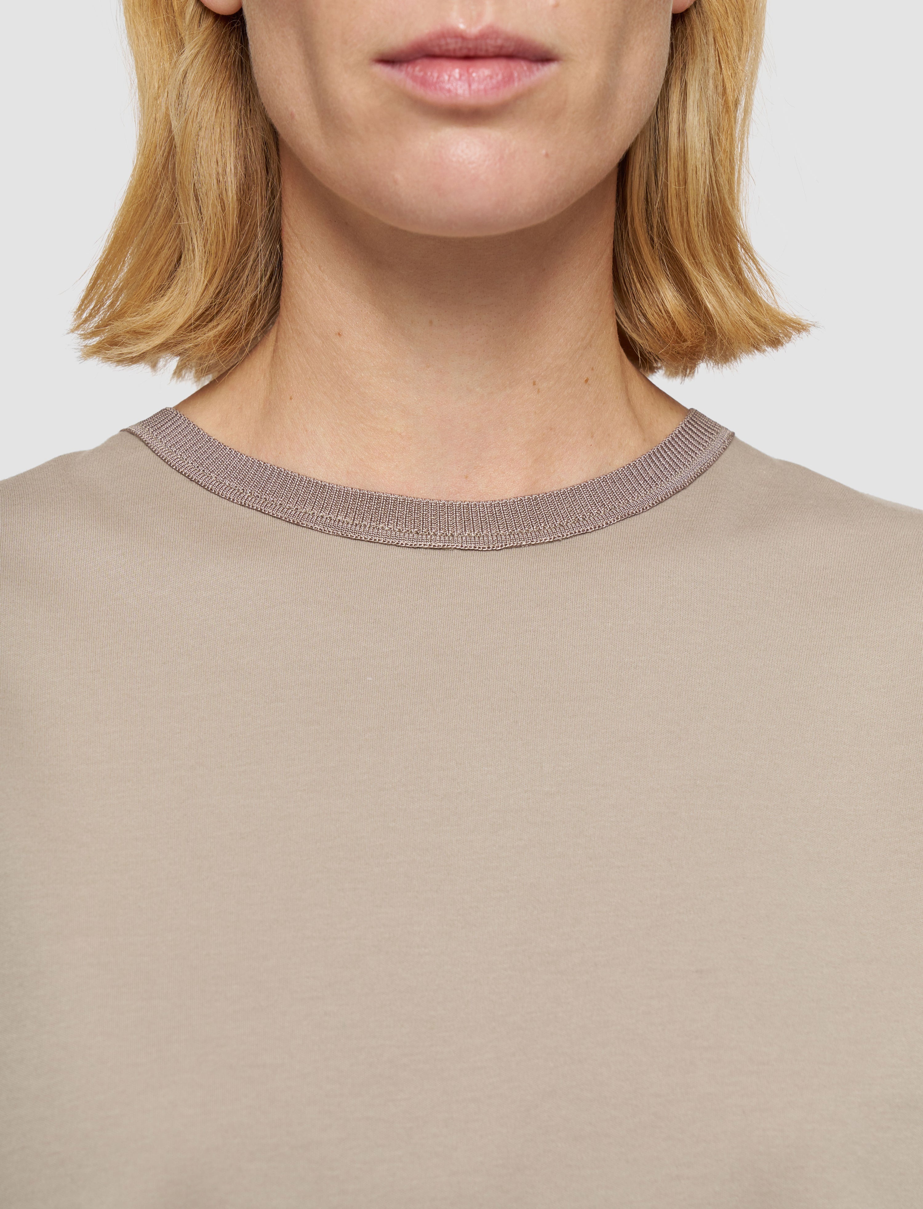 Poplin Jersey  T-Shirt - 5
