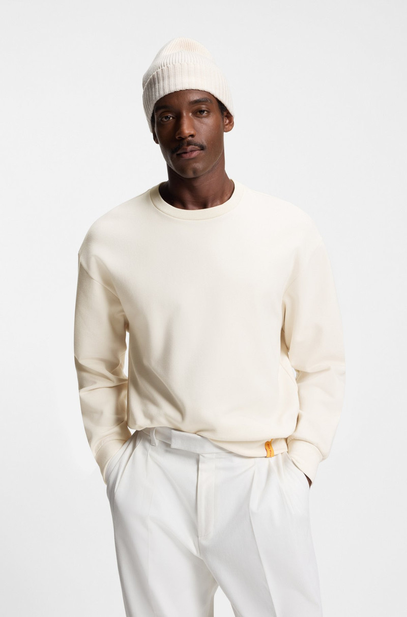 BOSS X STEIFF ALL-GENDER SWEATSHIRT IN A COTTON BLEND 3