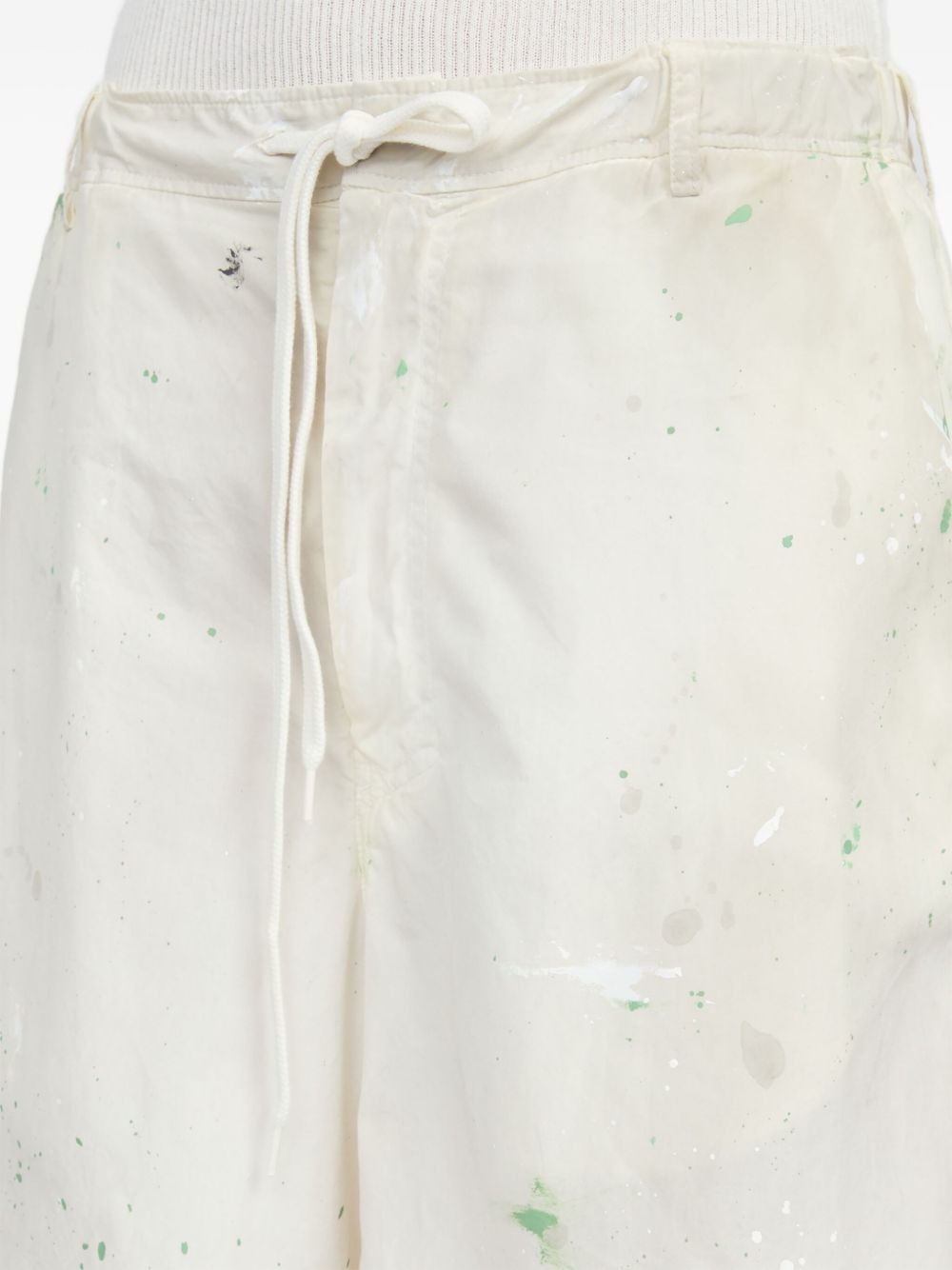 paint-splatter trousers - 7
