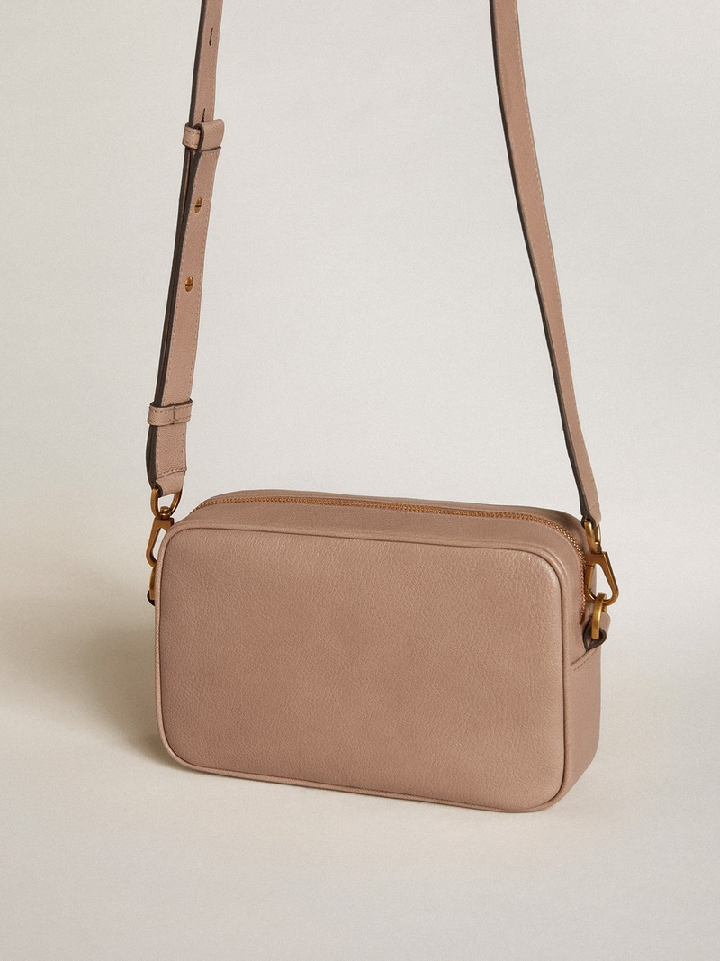 Women’s Star Bag in ash-colored leather 4