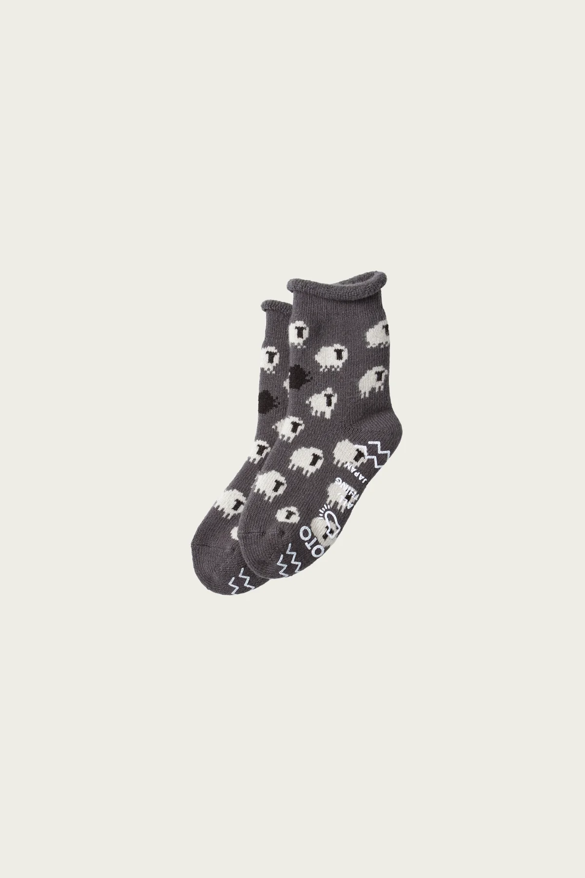 Pile Room Socks "Sheep" - Dark Gray - 1