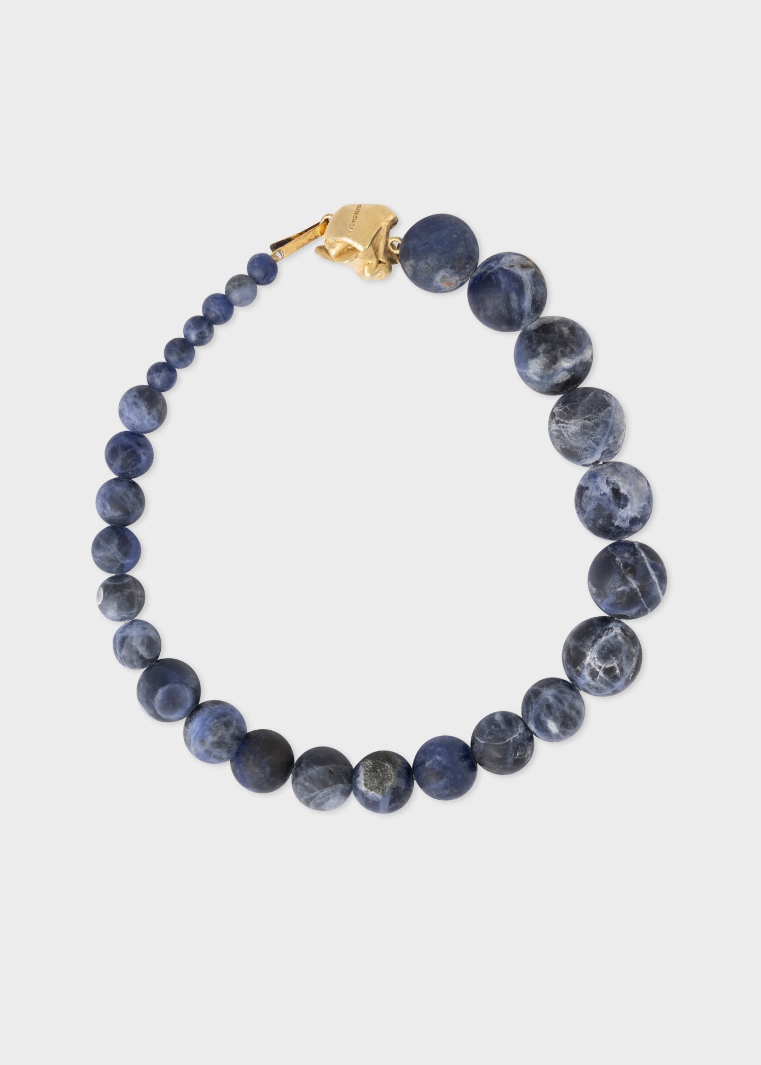 Sodalite & Gold Vermeil Bracelet by Completedworks - 1
