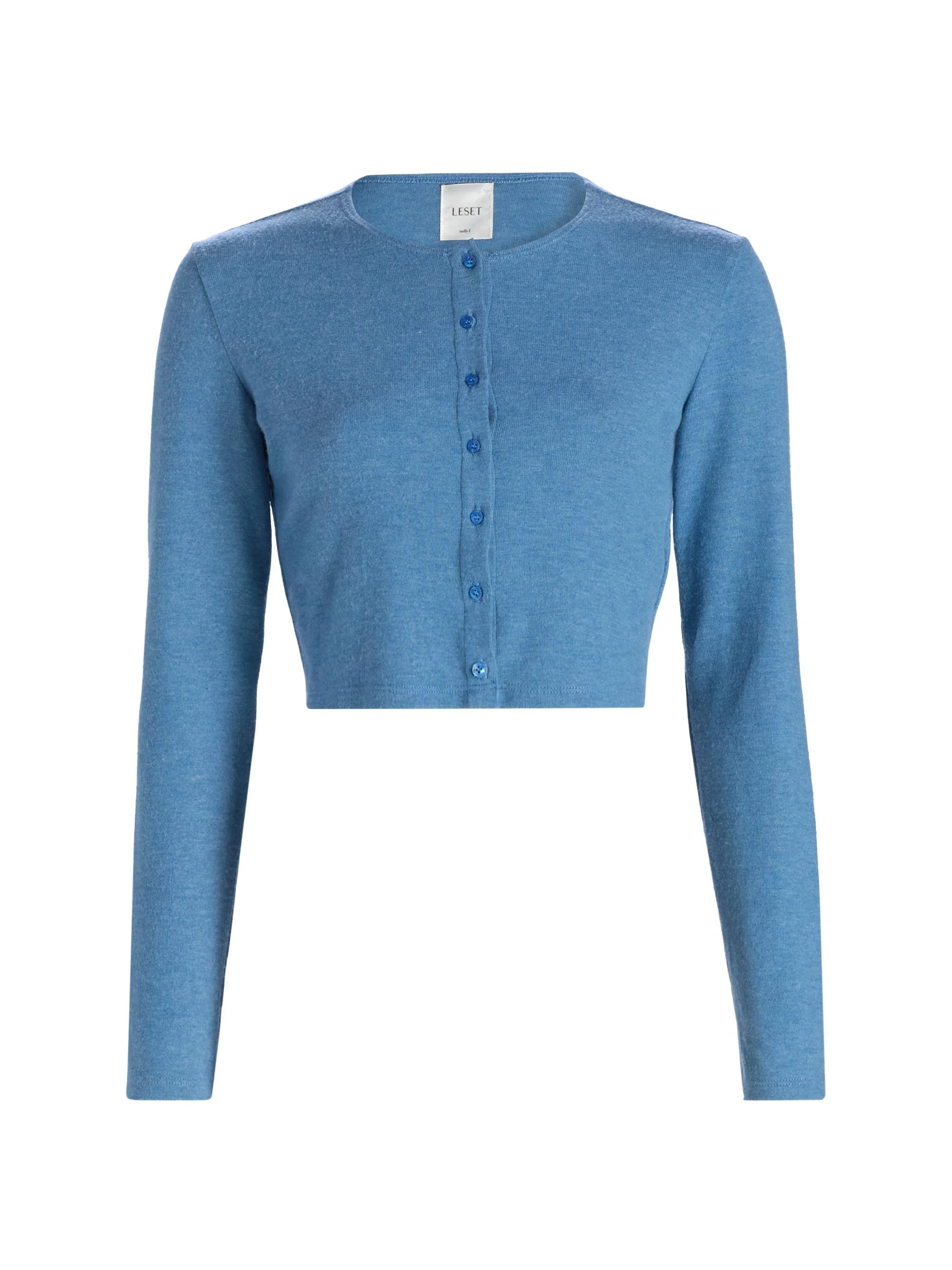 Women's Lauren Crop II Knit Cardigan - Bleuet Melange - 1
