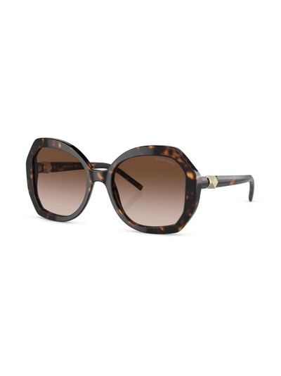 GIORGIO ARMANI oversized tinted-lenses sunglasses outlook