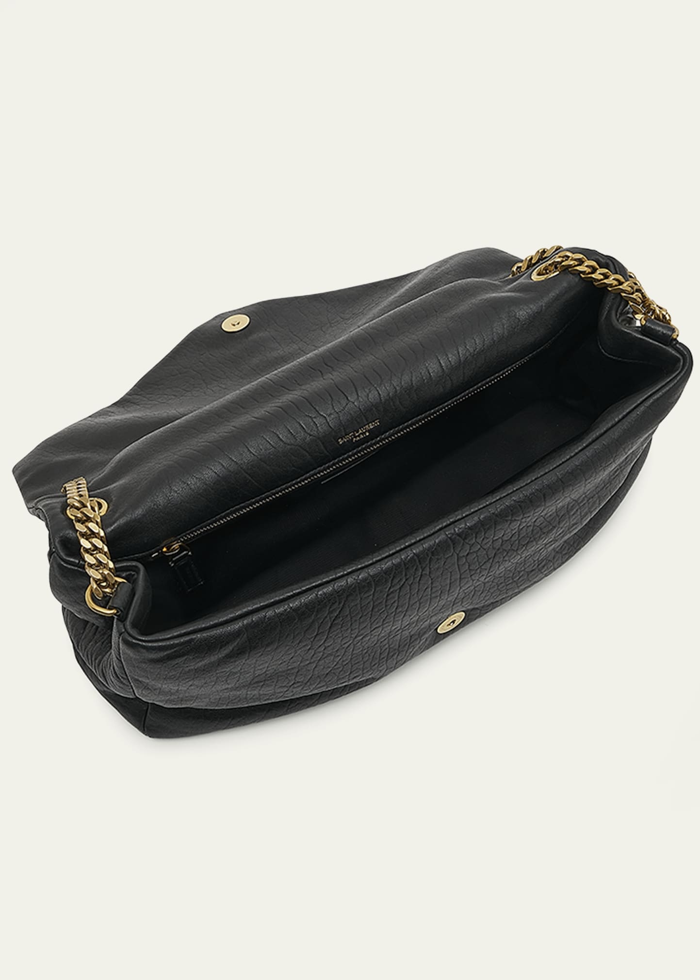 Calypso Large YSL Shoulder Bag in Leather - 4