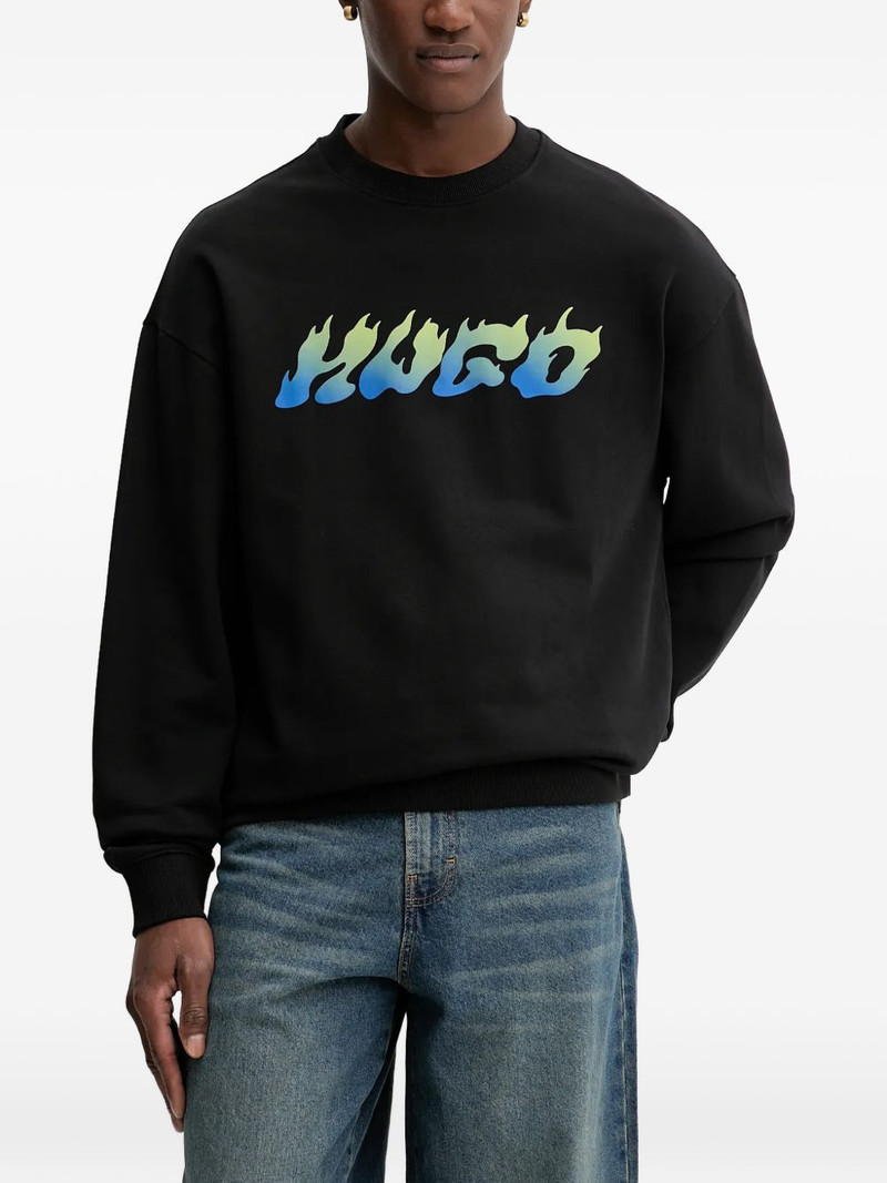 HUGO logo graphic sweatshirt outlook