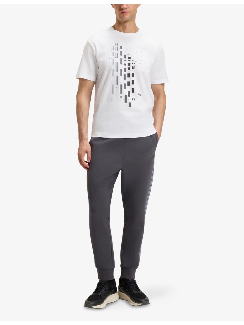 Graphic-Print Short-Sleeve Stretch-Cotton T-Shirt - 2