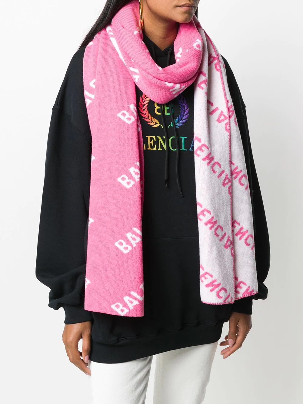 all-over logo scarf - 2