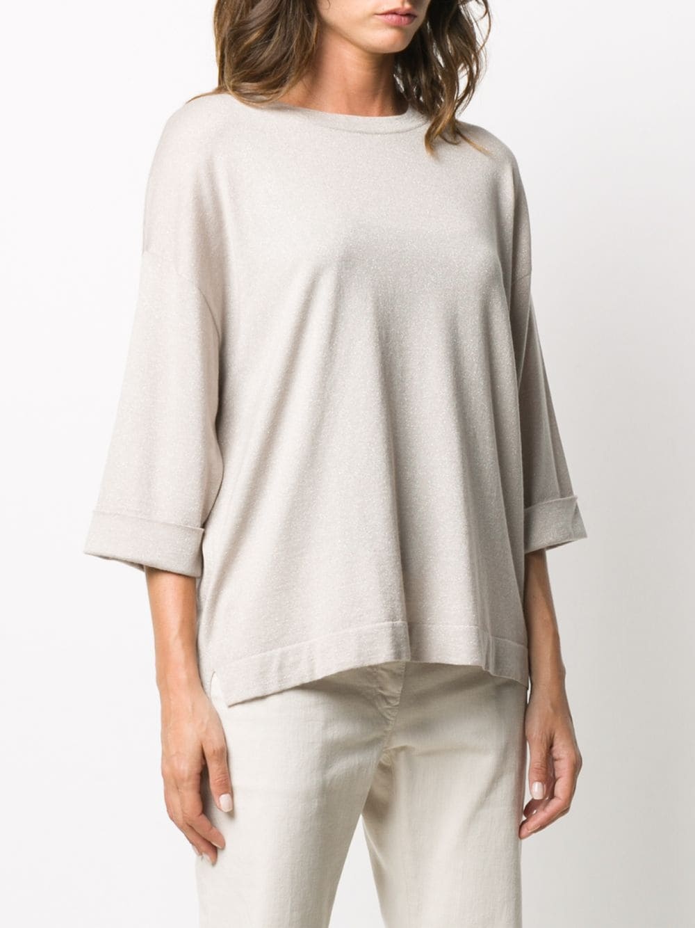 cashmere slouched top - 3