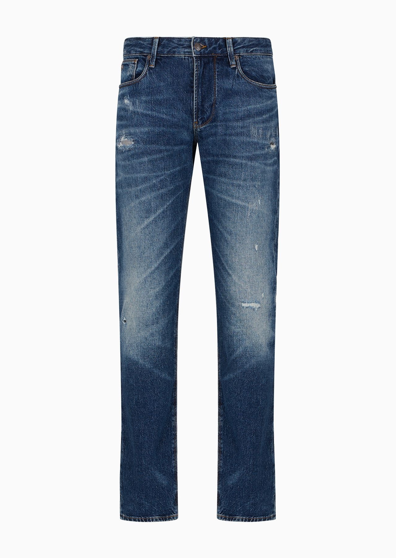 J06 slim-fit, worn-look, stretch-denim jeans - 1