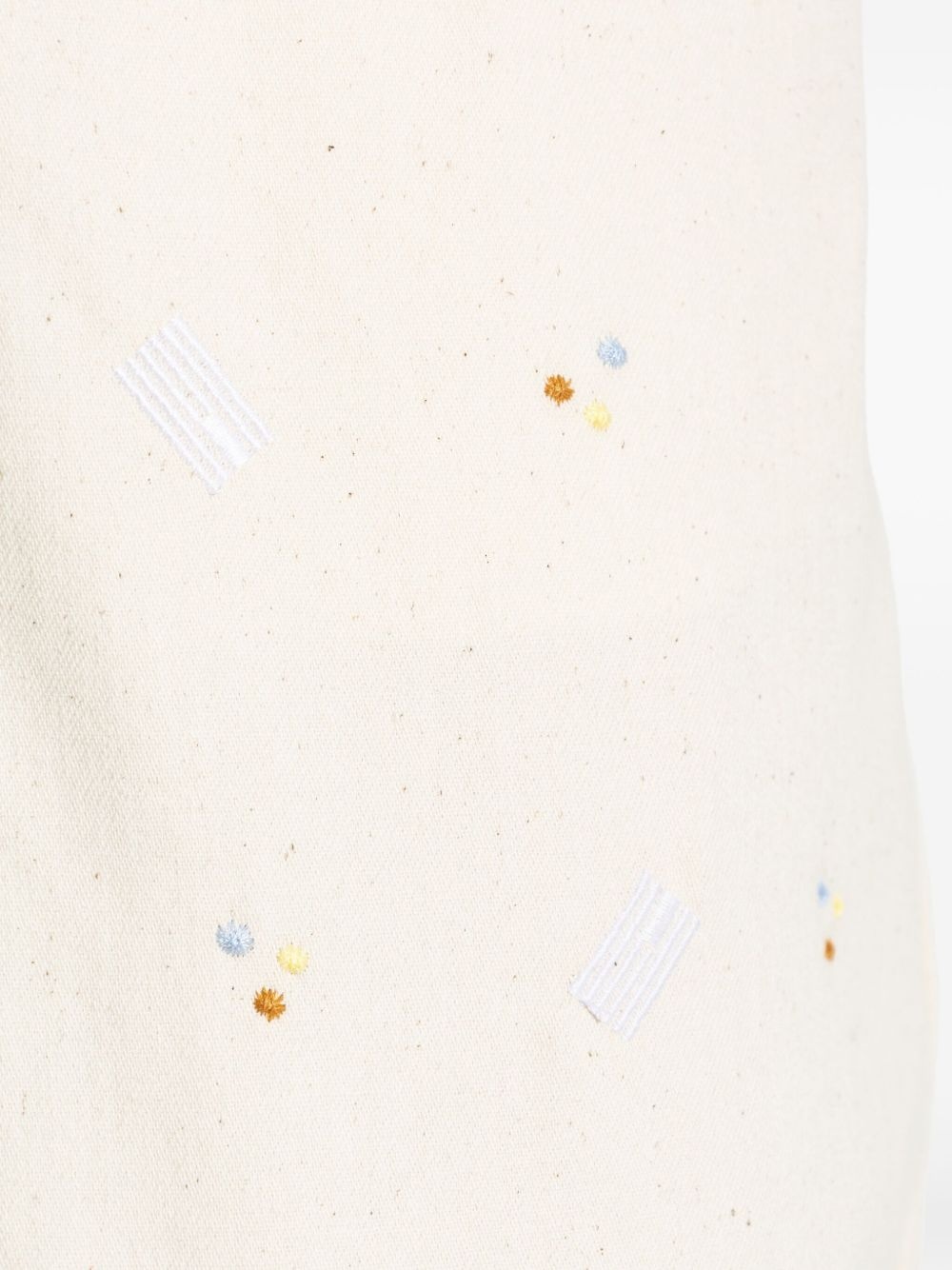 embroidered wide-leg jeans - 5