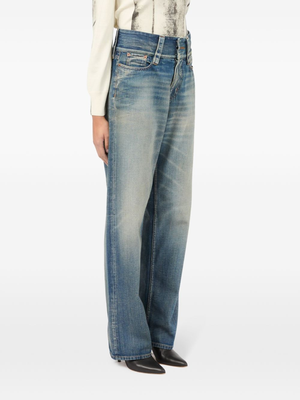 faded jeans - 6
