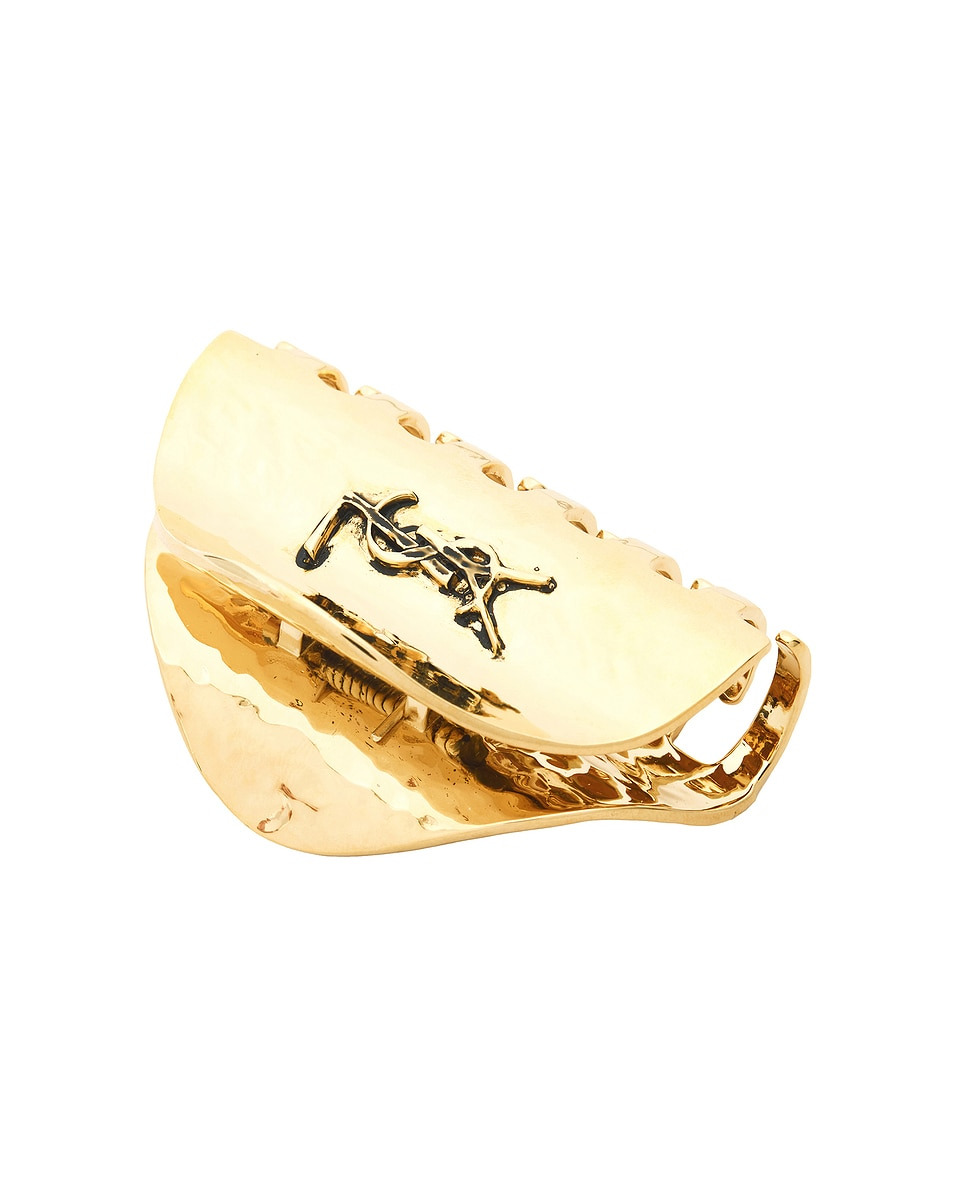 Hammered Hair Clip - 3