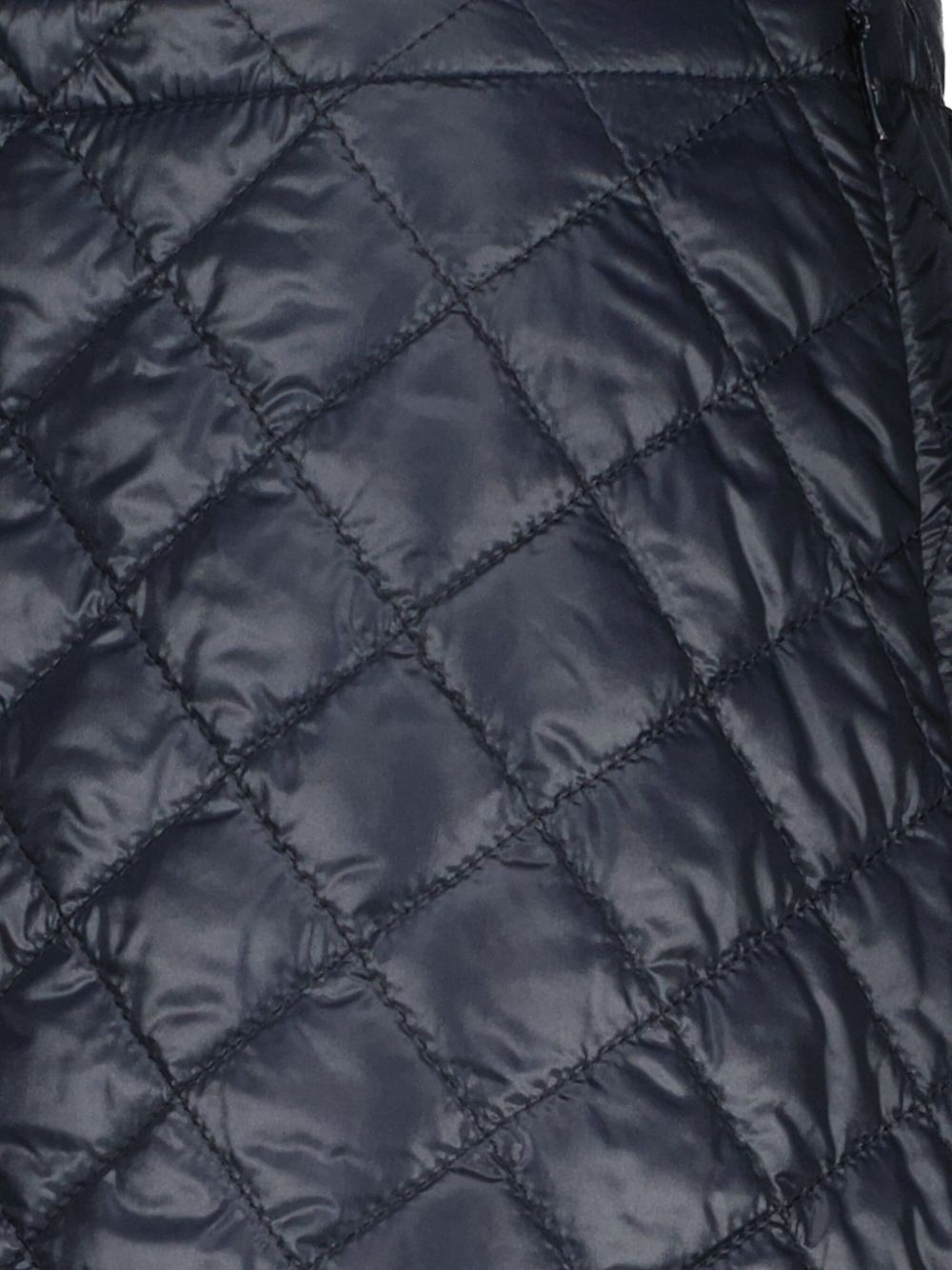 quilted mini skirt - 4