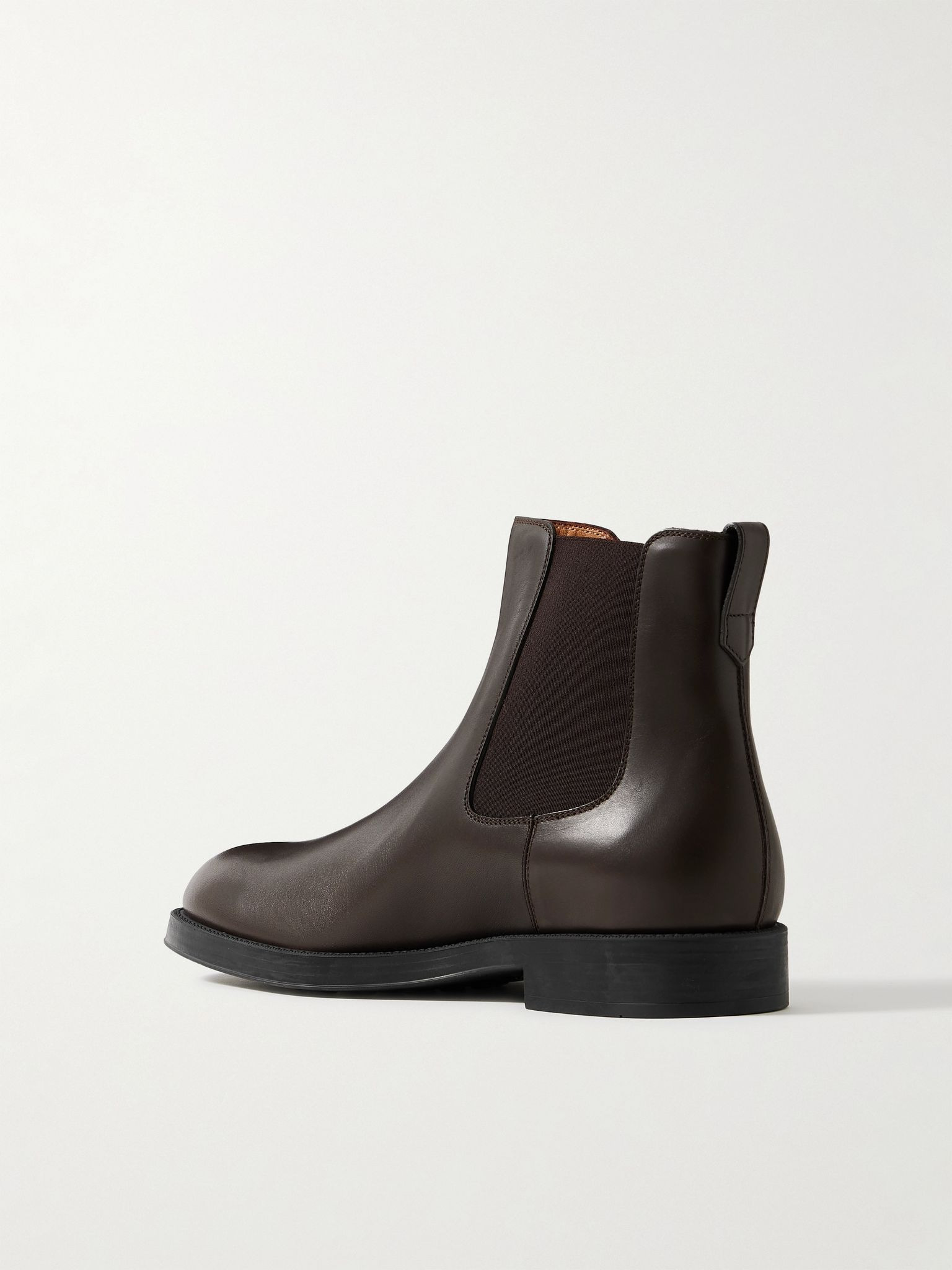 Leather Chelsea Boots Dark brown - 4