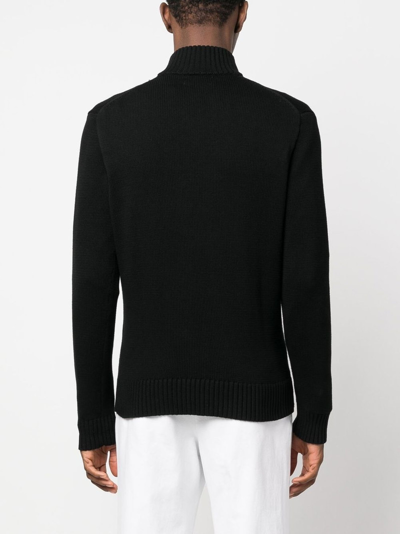 short zip-up cotton pullover 4
