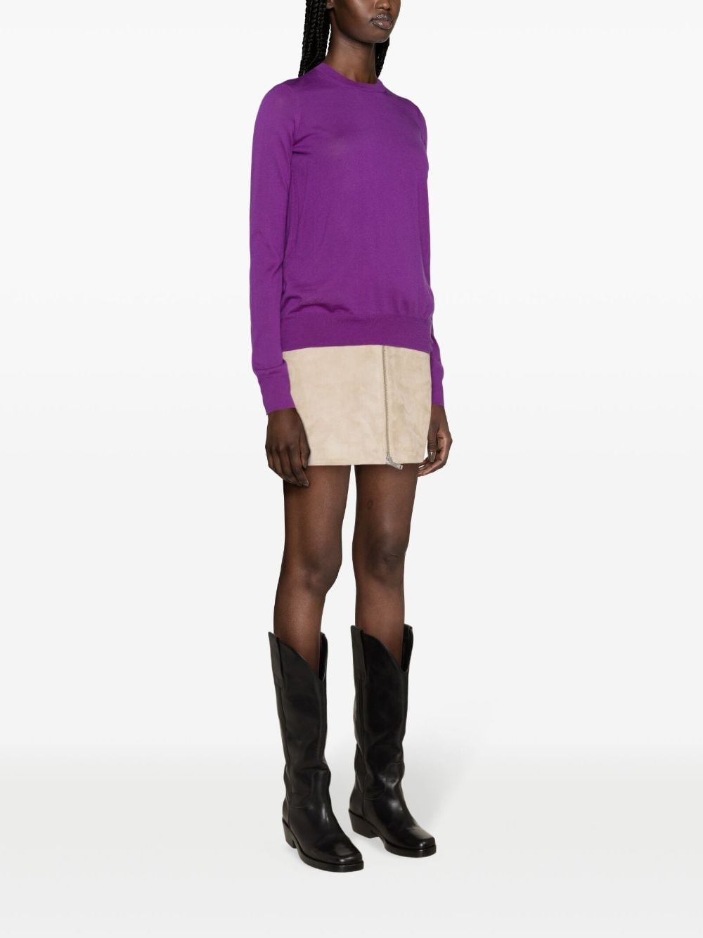 Emma open-back wool jumper - 3