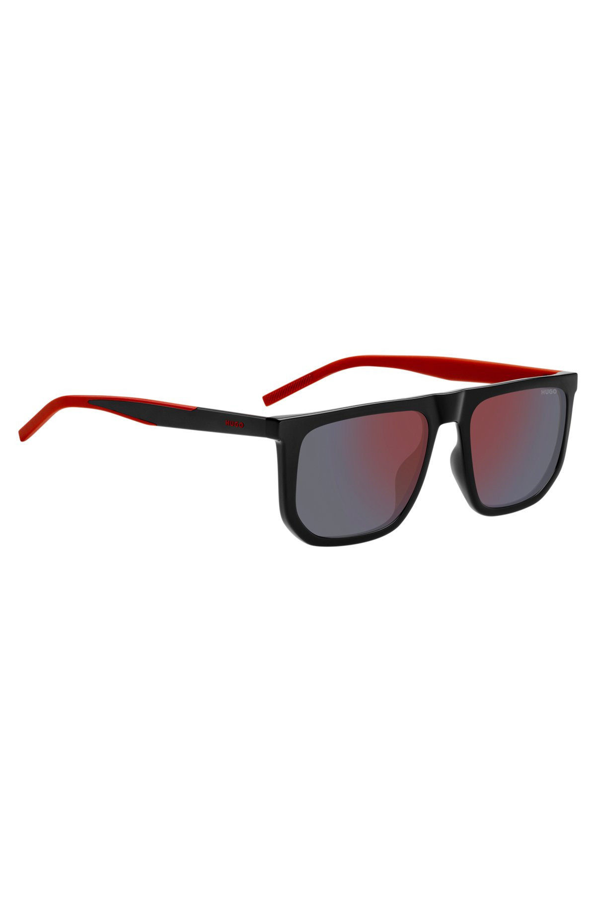 BROWN-HORN SUNGLASSES WITH TWO-TONE TEMPLES - 4