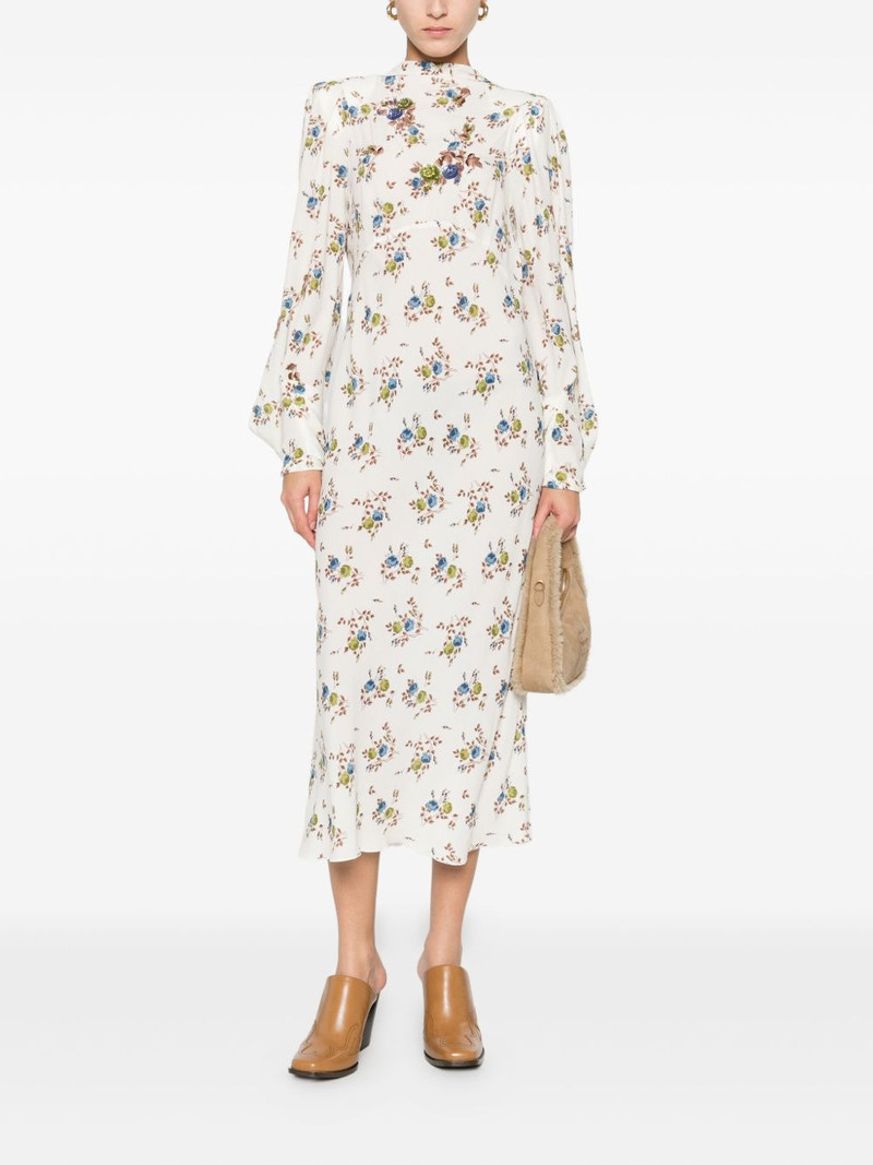 N°21 Kleid floral-print midi dress outlook