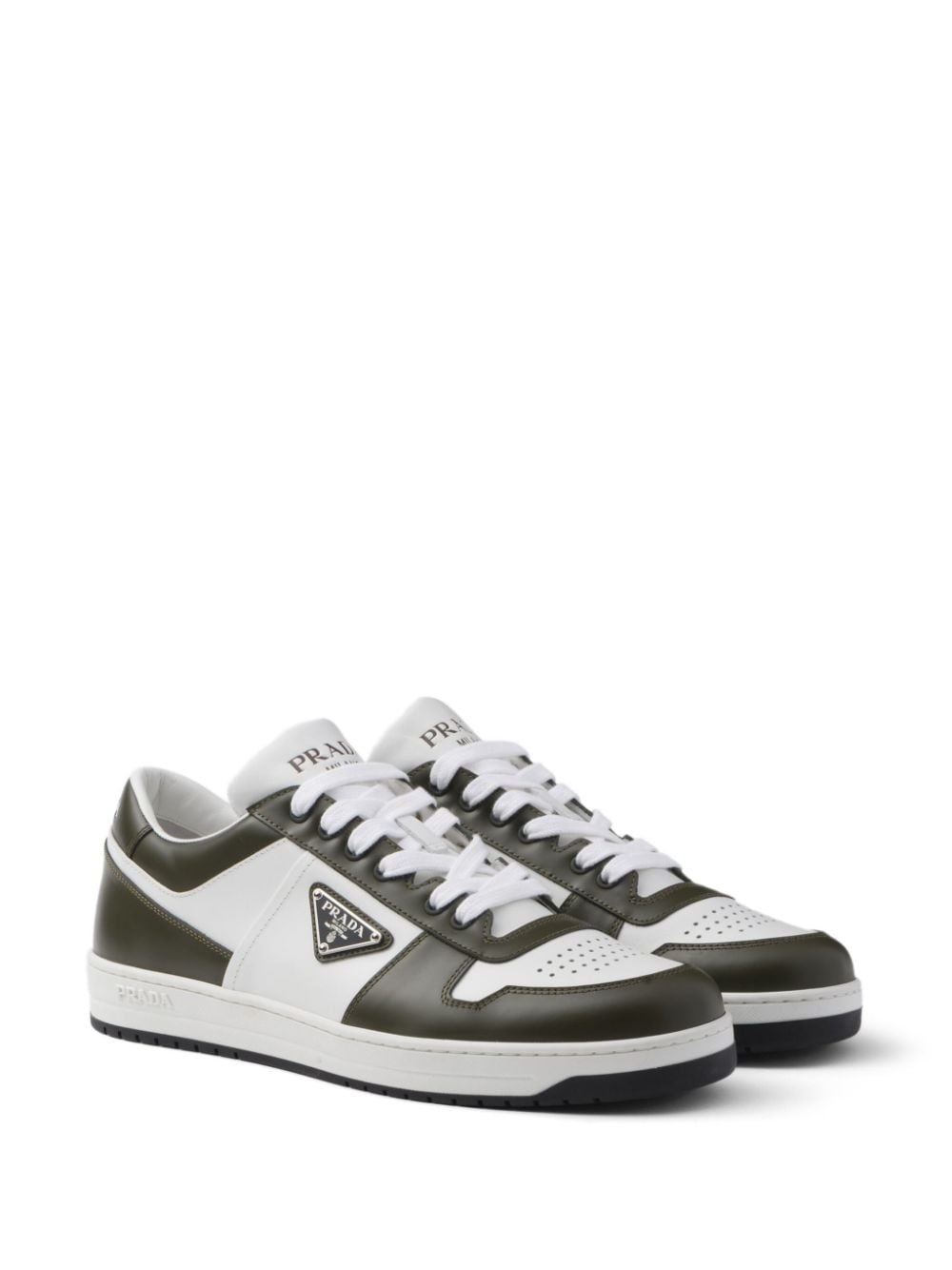 Downtown colour-block leather sneakers - 2