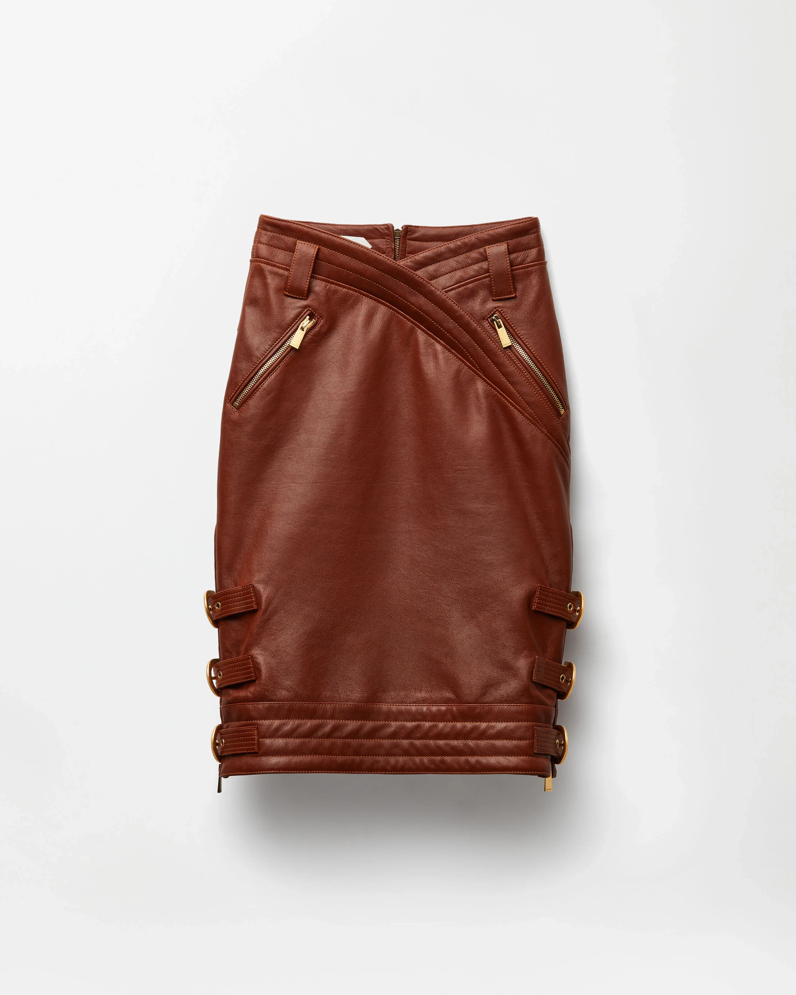 Nappa Midi Skirt - 1