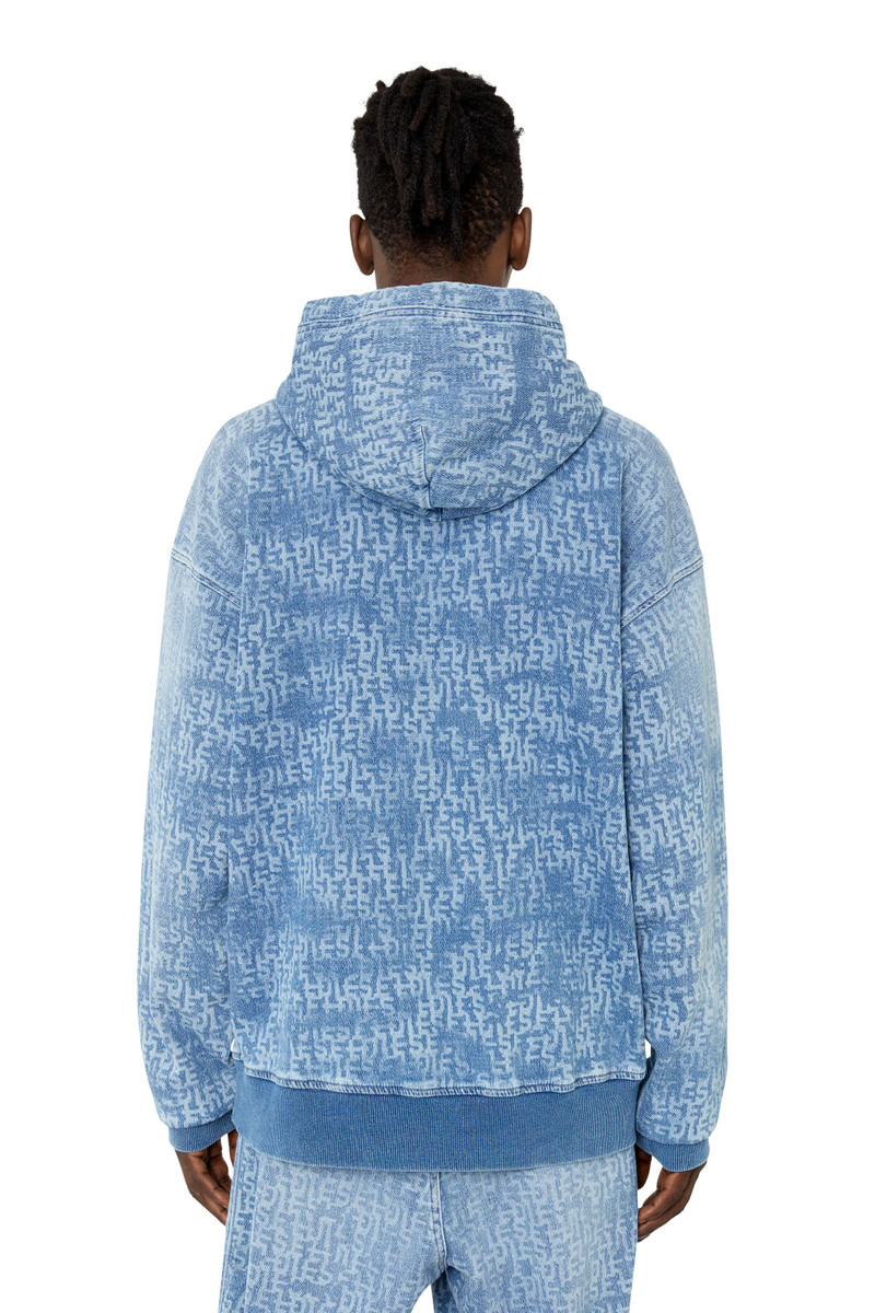 D-UM-RIB TRACK DENIM HOODIE 4