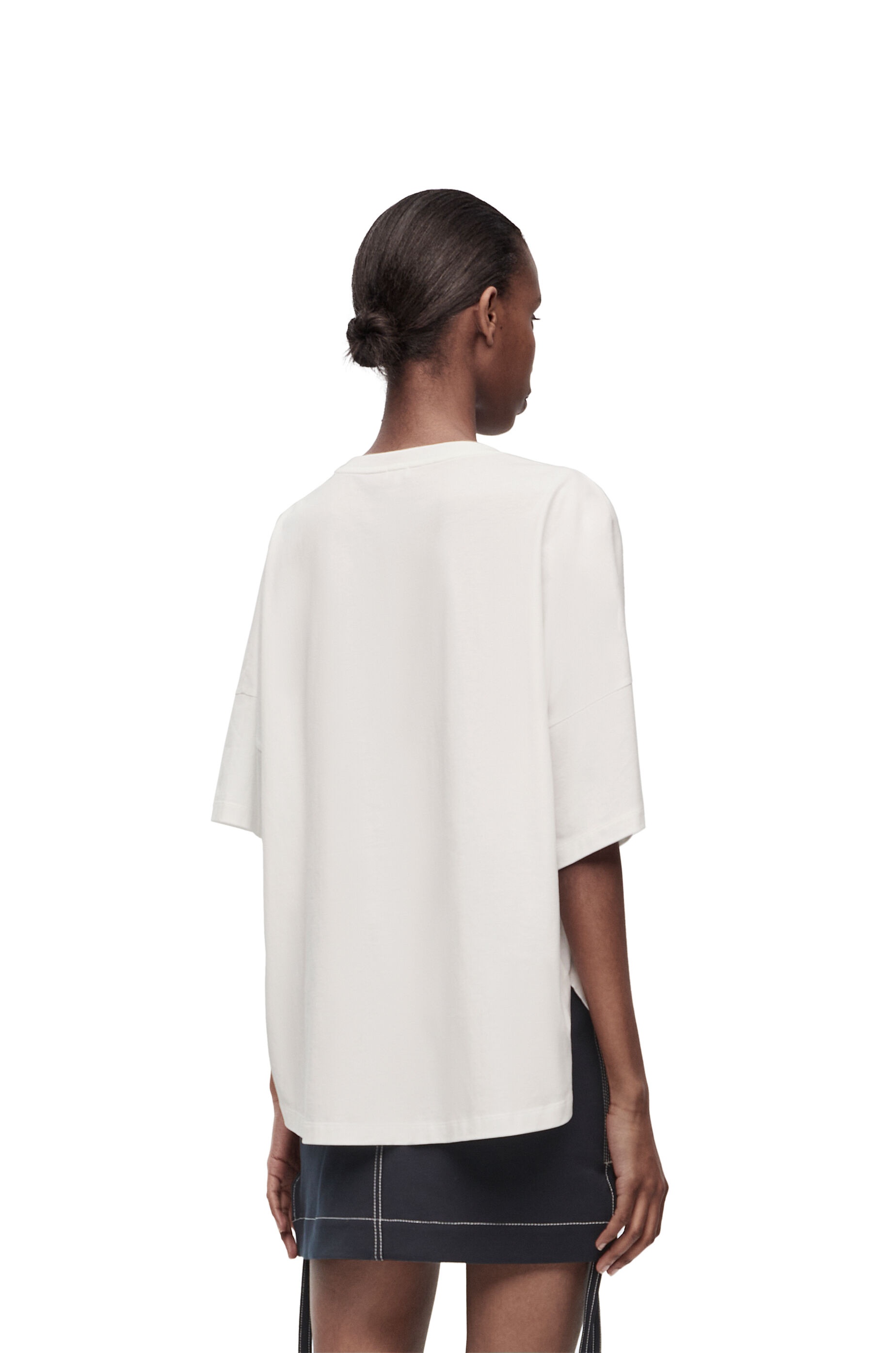 Boxy fit T-shirt in cotton - 4