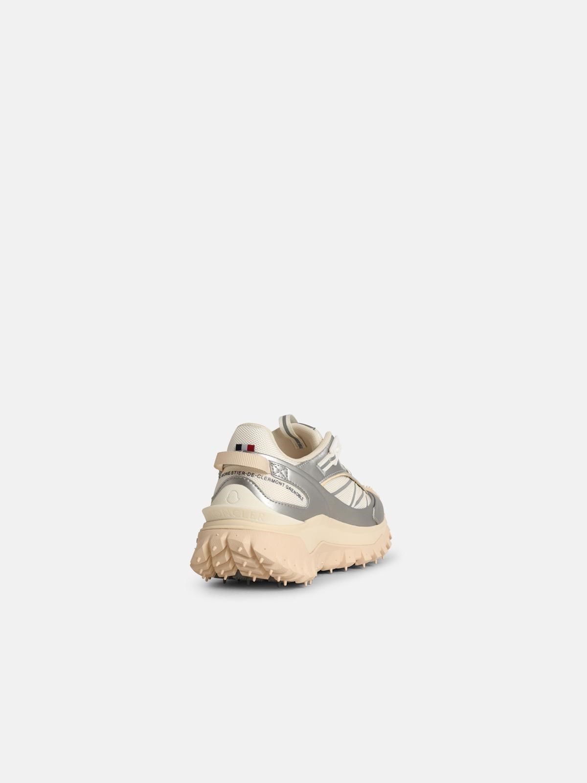'TRAILGRIP GTX' SILVER LEATHER BLEND SNEAKERS - 3