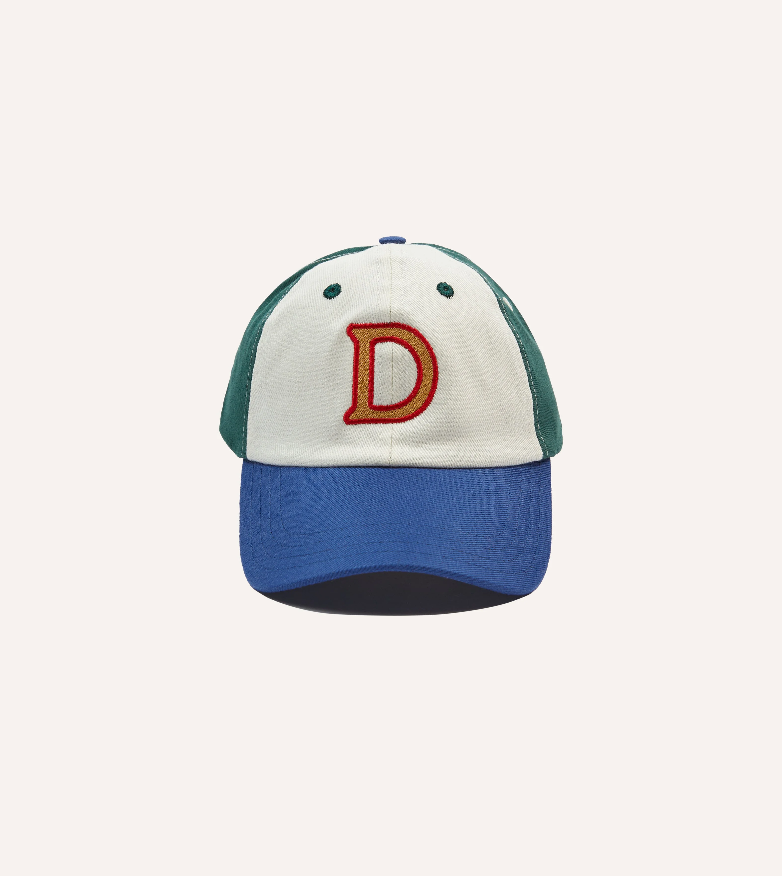 ‘D’ Emblem Cotton Twill Baseball Cap - 1