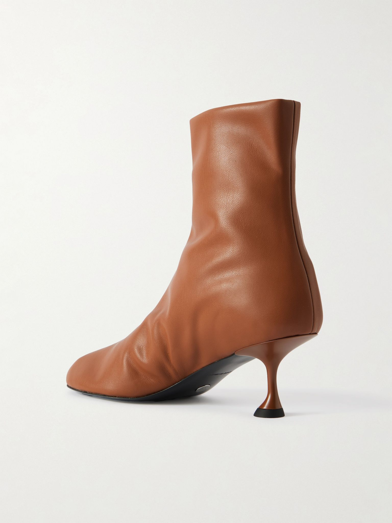 Tee leather ankle boots Light brown - 2